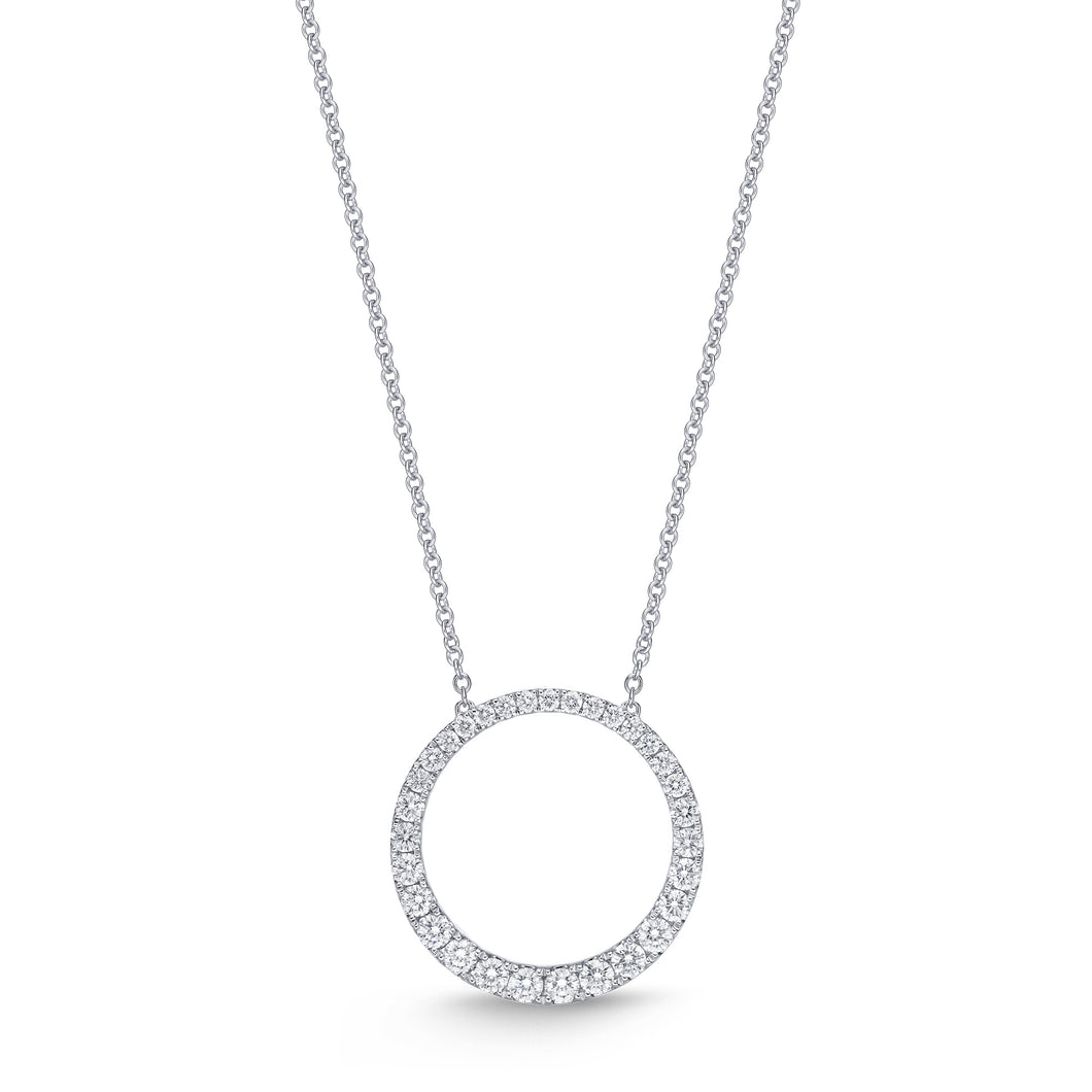 FNDC101_00 Diamond Circle Classic Necklace