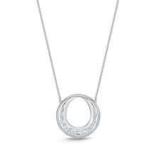 Load image into Gallery viewer, FNDC103_00 Diamond Circle Classic Necklace
