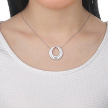 Load image into Gallery viewer, FNDC103_00 Diamond Circle Classic Necklace
