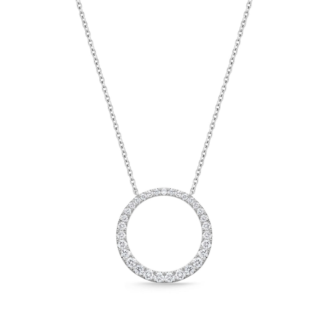 FNDC104_00 Diamond Circle Classic Necklace