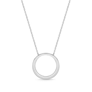 FNDC104_00 Diamond Circle Classic Necklace