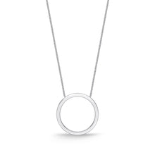 Load image into Gallery viewer, FNDC106_00 Diamond Circle Classic Necklace
