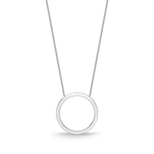 FNDC106_00 Diamond Circle Classic Necklace