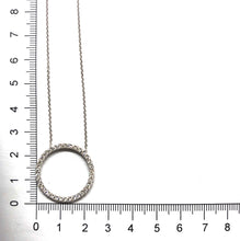 Load image into Gallery viewer, FNDC106_00 Diamond Circle Classic Necklace
