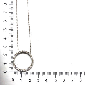 FNDC106_00 Diamond Circle Classic Necklace