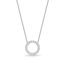 Load image into Gallery viewer, FNDC107_00 Diamond Circle Classic Necklace
