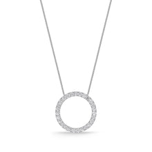 Load image into Gallery viewer, FNDC108_00 Diamond Circle Classic Necklace
