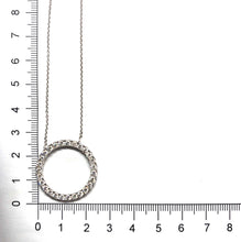 Load image into Gallery viewer, FNDC108_00 Diamond Circle Classic Necklace
