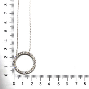 FNDC108_00 Diamond Circle Classic Necklace