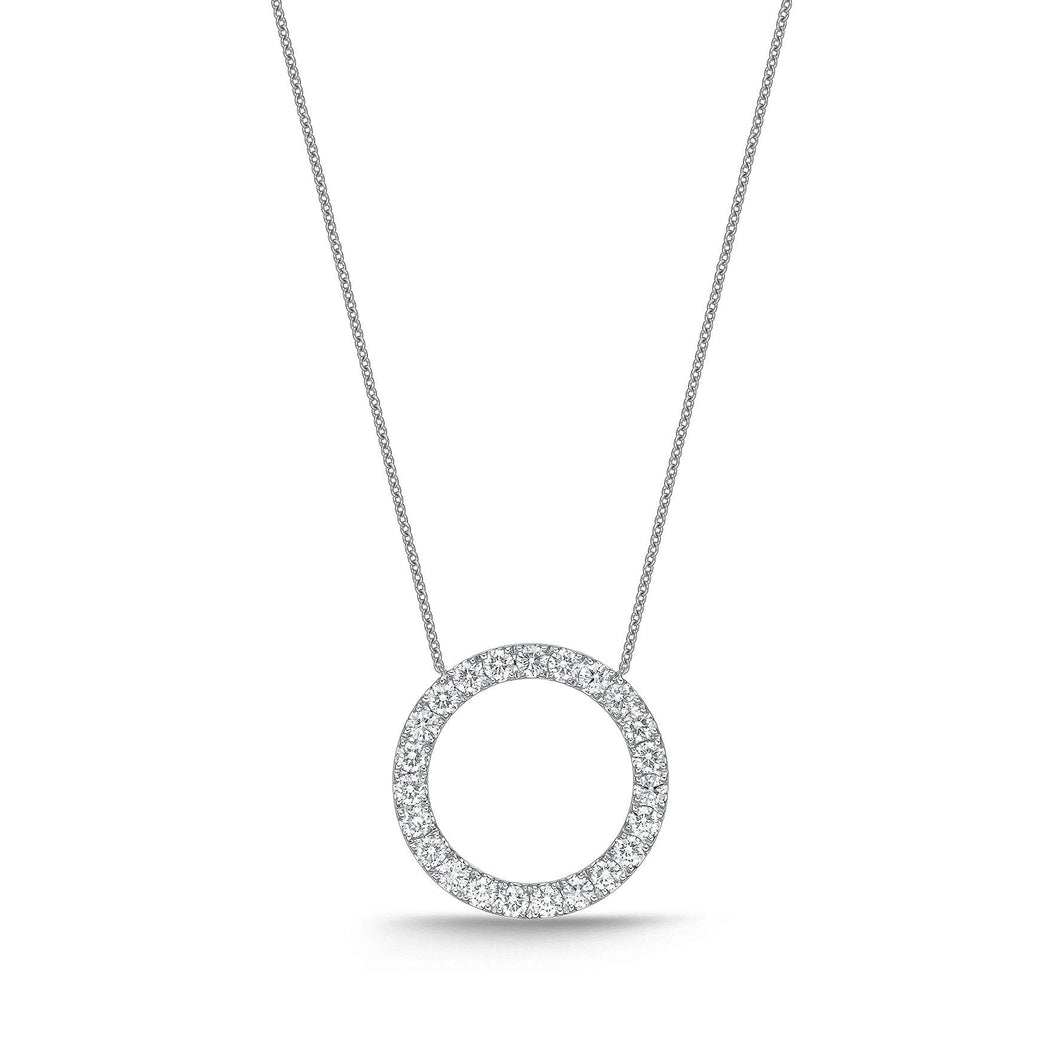 FNDC109_00 Diamond Circle Classic Necklace