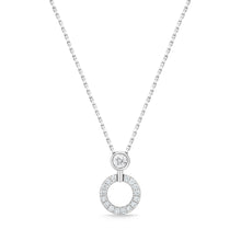 Load image into Gallery viewer, FNDC110_00 Diamond Circle Classic Necklace
