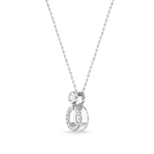 Load image into Gallery viewer, FNDC110_00 Diamond Circle Classic Necklace
