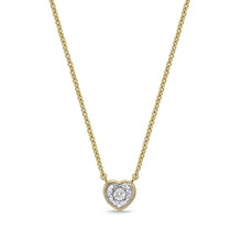 Load image into Gallery viewer, FNFD102_00 My First Diamond Illusion-setting Necklace
