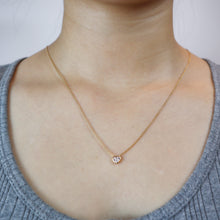 Load image into Gallery viewer, FNFD102_00 My First Diamond Illusion-setting Necklace
