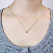 Load image into Gallery viewer, FNFD104_00 My First Diamond Illusion-setting Necklace
