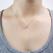 Load image into Gallery viewer, FNFD117_00 My First Diamond Illusion-setting Necklace
