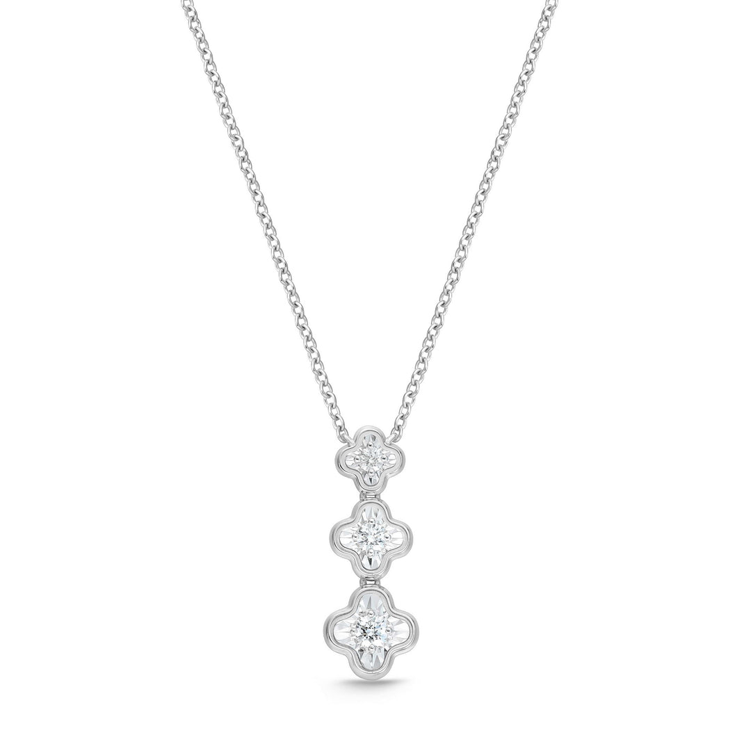 FNFD123_00 My First Diamond Illusion-setting Necklace