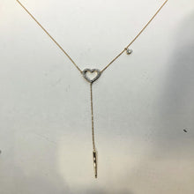 Load image into Gallery viewer, FNIG108_00 ING Diamond Lariat Necklace
