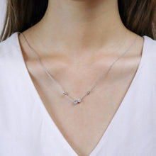 Load image into Gallery viewer, FNTU110_00 Toujours Diamond Classic Necklace
