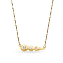 Load image into Gallery viewer, FNVD122_00 "3" Diamond Necklace
