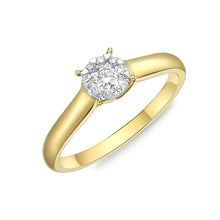 Load image into Gallery viewer, FRBQ142_00 Diamond Bouquets Engagement Ring
