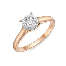 Load image into Gallery viewer, FRBQ143_00 Diamond Bouquets Engagement Ring
