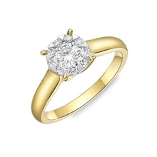 Load image into Gallery viewer, FRBQ144_00 Diamond Bouquets Engagement Ring
