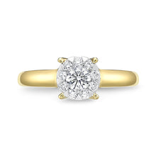 Load image into Gallery viewer, FRBQ144_00 Diamond Bouquets Engagement Ring
