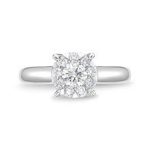 Load image into Gallery viewer, FRBQ145_00 Diamond Bouquets Engagement Ring
