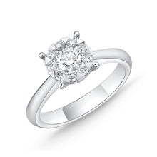 Load image into Gallery viewer, FRBQ158_00 Diamond Bouquets Engagement Ring
