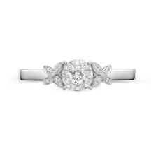 Load image into Gallery viewer, FRBQ172_00 Diamond Bouquets Engagement Ring

