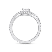 Load image into Gallery viewer, FRBQ175_00 Diamond Bouquets Engagement Ring

