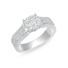Load image into Gallery viewer, FRBQ178_00 Diamond Bouquets Engagement Ring
