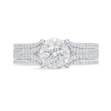 Load image into Gallery viewer, FRBQ178_00 Diamond Bouquets Engagement Ring
