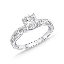 Load image into Gallery viewer, FRBQ179_00 Diamond Bouquets Engagement Ring
