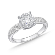 Load image into Gallery viewer, FRBQ180_00 Diamond Bouquets Engagement Ring
