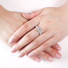 Load image into Gallery viewer, FRBQ180_00 Diamond Bouquets Engagement Ring
