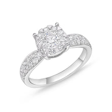 Load image into Gallery viewer, FRBQ181_00 Diamond Bouquets Engagement Ring
