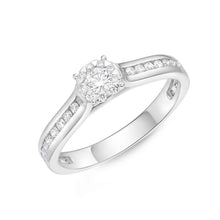 Load image into Gallery viewer, FRBQ183_00 Diamond Bouquets Engagement Ring
