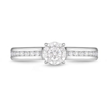 Load image into Gallery viewer, FRBQ183_00 Diamond Bouquets Engagement Ring
