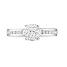 Load image into Gallery viewer, FRBQ184_00 Diamond Bouquets Engagement Ring
