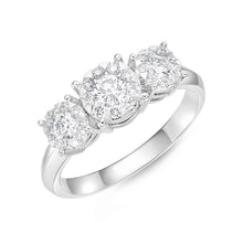 Load image into Gallery viewer, FRBQ185_00 Diamond Bouquets Engagement Ring
