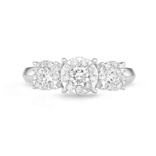 Load image into Gallery viewer, FRBQ185_00 Diamond Bouquets Engagement Ring
