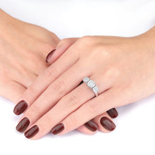 Load image into Gallery viewer, FRBQ185_00 Diamond Bouquets Engagement Ring
