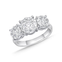 Load image into Gallery viewer, FRBQ186_00 Diamond Bouquets Engagement Ring
