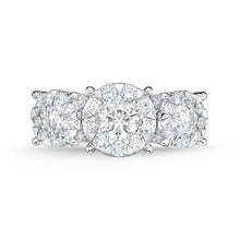 Load image into Gallery viewer, FRBQ186_00 Diamond Bouquets Engagement Ring
