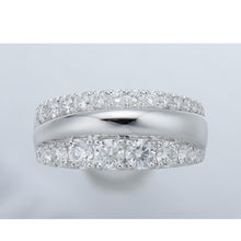 Load image into Gallery viewer, FRDD228_00 Diamond Line Fashion Ring
