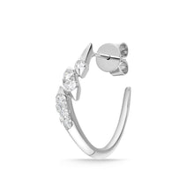 Load image into Gallery viewer, FXVD136_00 "6" Diamond Earring
