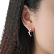 Load image into Gallery viewer, FXVD136_00 "6" Diamond Earring
