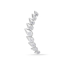 Load image into Gallery viewer, FXVD139_00 "9" Diamond Earring

